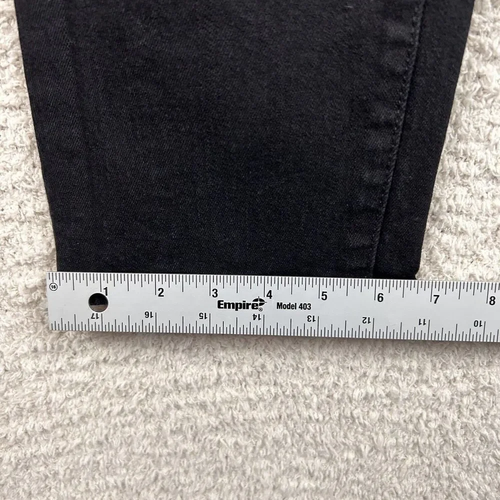 J. Crew Essential Straight Jeans Womens 28 Black Casual Cotton Straight Workwear